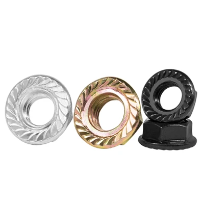 Đai ốc mặt bích có răng cưa DIN6923